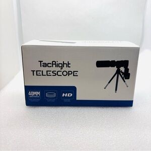 TacRight Monocular Telescope T-11 10X-300X Zoom 40MM (with phone mount) NIB